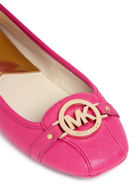 michael kors sandals pink|michael kors pink flats.